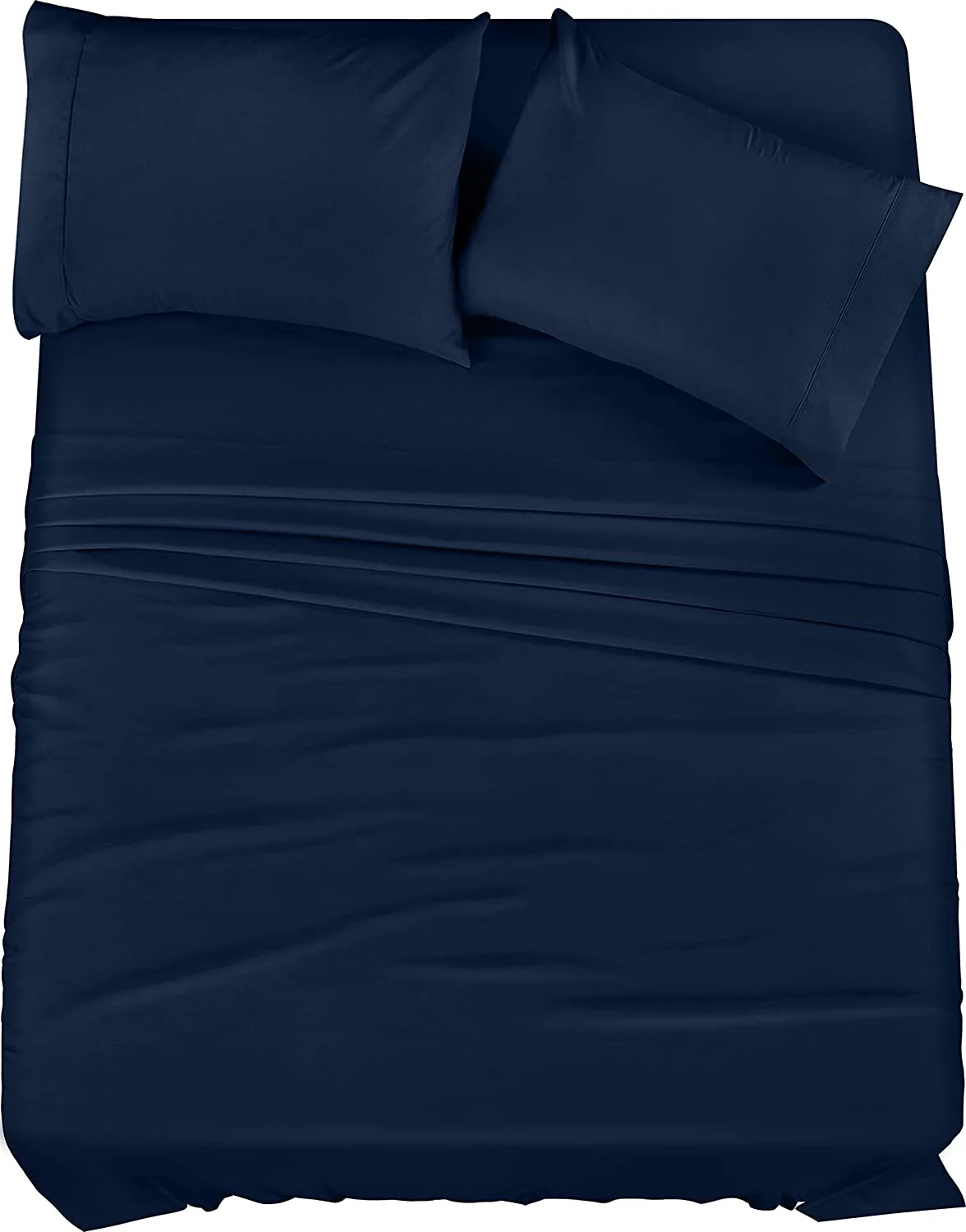 UBMICROFIBER4PCQUEENNAVY_1.progressive Set de lenjerii navy blue